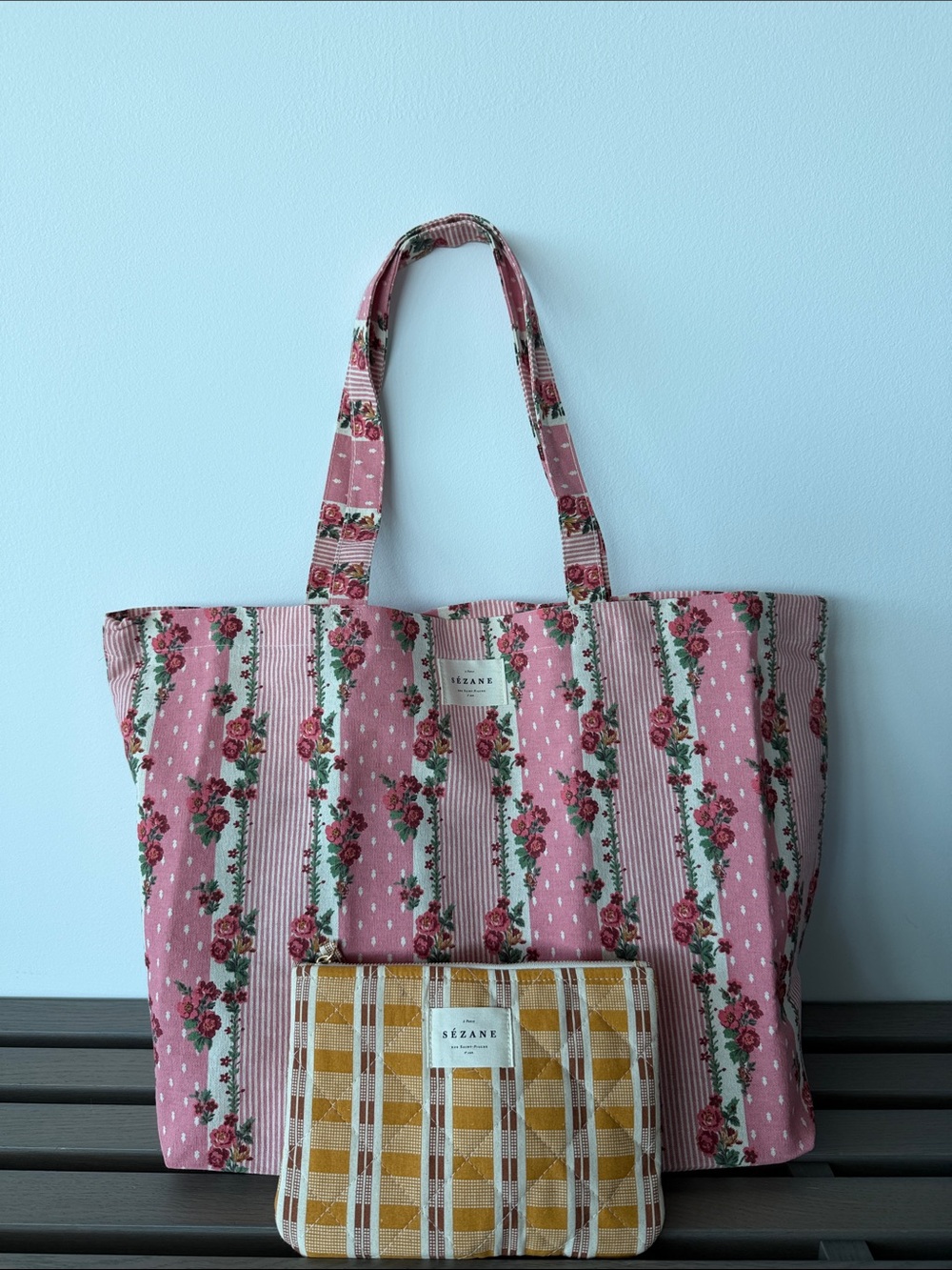 Sezane Tote & Pouch